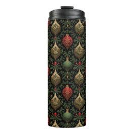 Festive Damask Thermosbecher