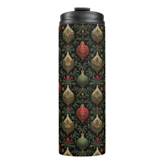 Festive Damask  Thermosbecher (Vorderseite)