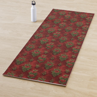 Festive Damask Yogamatte
