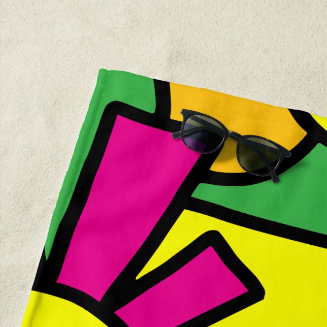 Festive Doodle Art 42 Strandtuch (Beispiel)