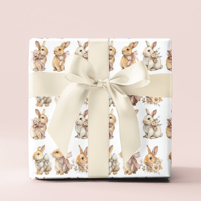 Festive Easter Bunnies | Easter Wrapping Paper Geschenkpapier (Von Creator hochgeladen)