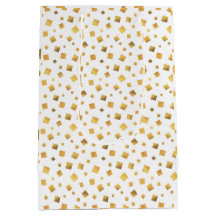 Festive Elegant Gold Confetti Geschenk