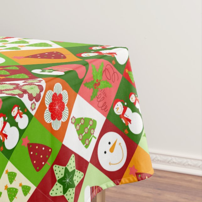 Festive Elements Christimas Tablecloth Tischdecke (Beispiel)