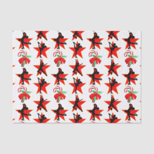 FESTIVE FIGURE SKATEN CHRISTMAS DESIGNS SEIDENPAPIER