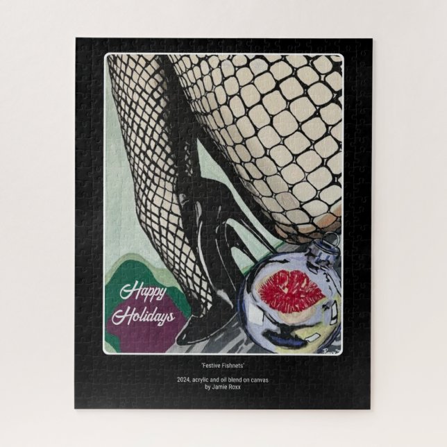 'Festive Fishnets' auf einem (Vertikal)