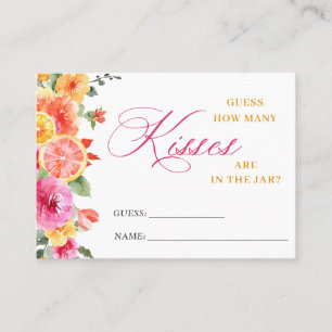 Festive Flower Lumineux Devinez Combien De Carte D