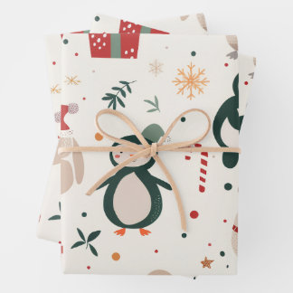 Festive Freunde Geschenkpapier Set