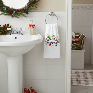 Festive Frohe Weihnachten   Badhandtuch Set