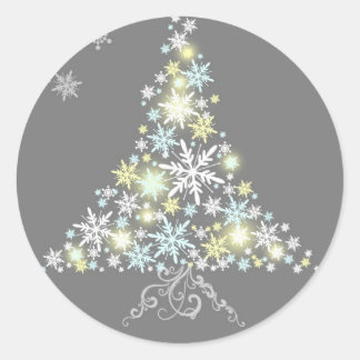 Festive Hiver Fête Arbre Faveurs Stickers