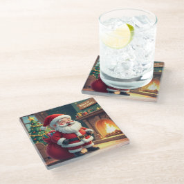 Festive Holiday Home Accent - Christmas Decorative Glasuntersetzer