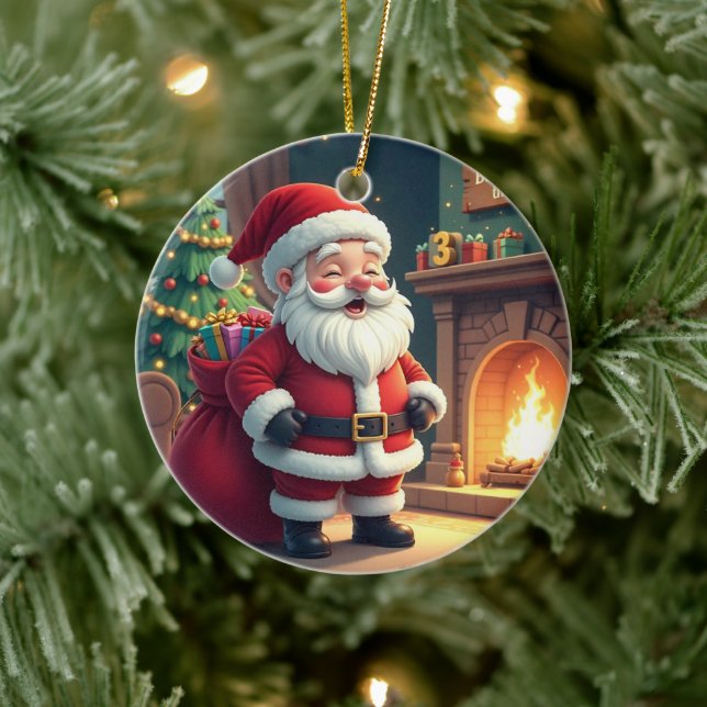 Festive Holiday Home Accent - Christmas Decorative Keramik Ornament (Baum)