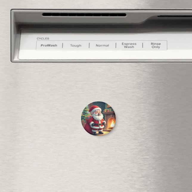 Festive Holiday Home Accent - Christmas Decorative Magnet (In Situ (Geschirrspüler))