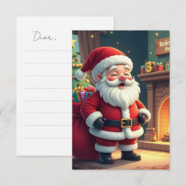 Festive Holiday Home Accent - Christmas Decorative RSVP Karte