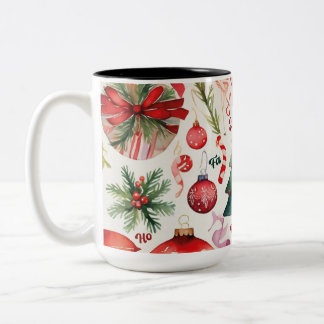 FESTIVE JOY CHRISTMAS CAFÉ MUG