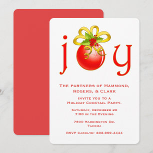 Festive Joy Copador Invitation de vacances