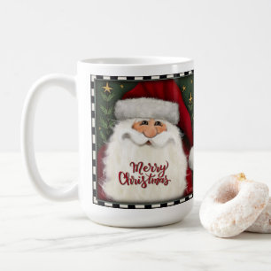 Festive Joyeux Noël Père Noël Café Mug