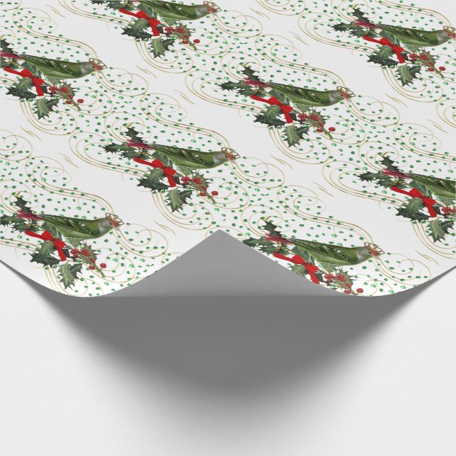 Festive King Bird Geschenkpapier (Ecke)
