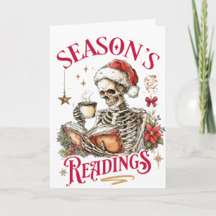 Festive Lektüre  Feiertagskarte