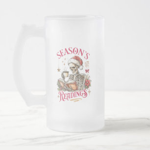 Festive Lesungen  Mattglas Bierglas