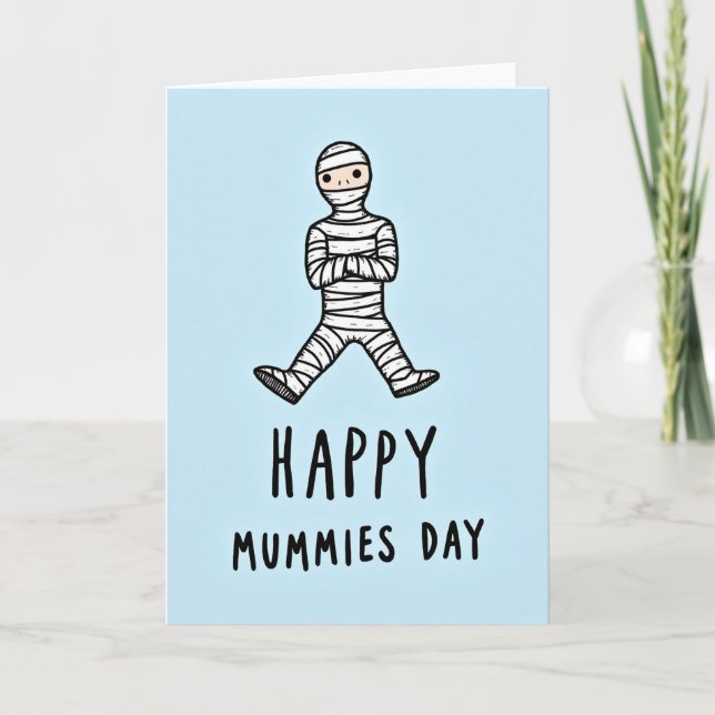 Festive Mummys Day Art Card Karte (Vorderseite)