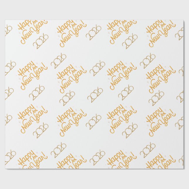Festive New Year Gift Wrap for Celebrations & Part Geschenkpapier (Flach)