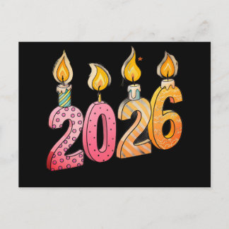 Festive New Year postcard Feiertagspostkarte