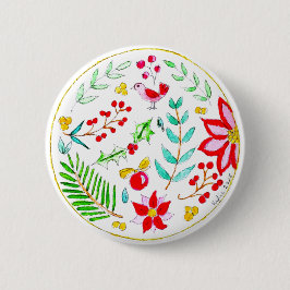 Festive Ornament Button