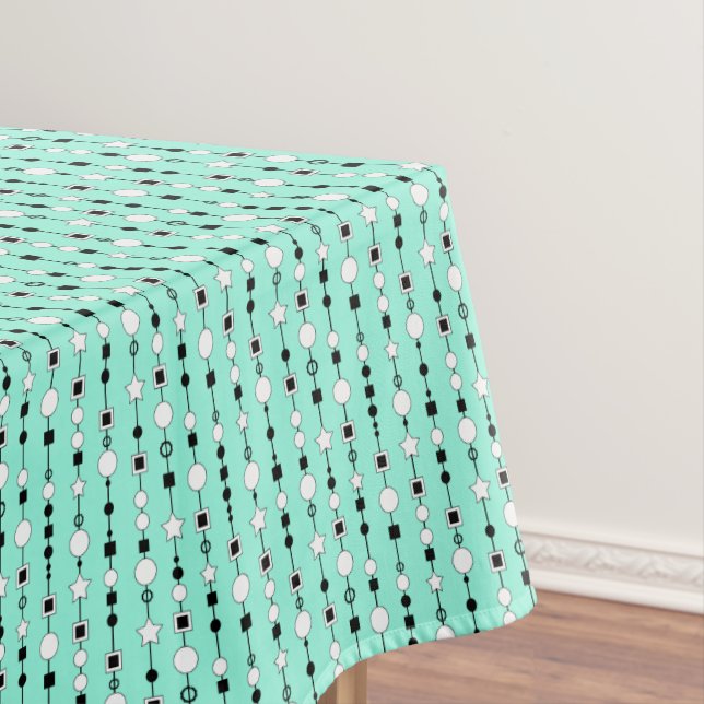 Festive pattern with string beads and jewelry star tischdecke (Beispiel)