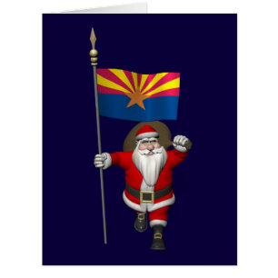 Festive Père Noël visite Arizona
