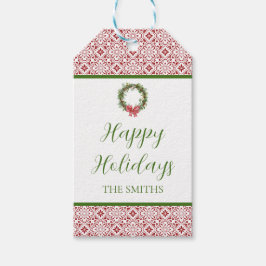 Festive Personalized Holiday Gift Tag Geschenkanhänger