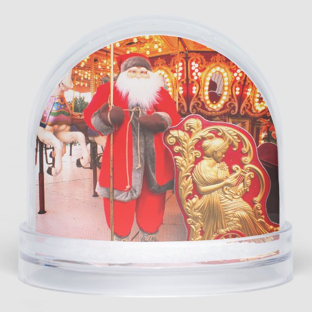 Festive Santa Schneekugeln (Vorderseite)