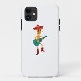 Festive Skeleton Guitar Player Case-Mate iPhone Hülle