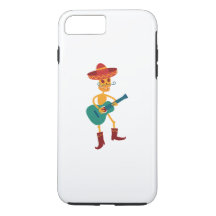 Festive Skeleton Guitar Player