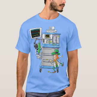 Festive St Patricks Day Leprechaun Anästhesie Mach T-Shirt