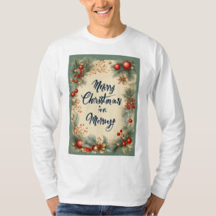 "Festive Threads: Entpacken Sie den Basic Long Sle T-Shirt