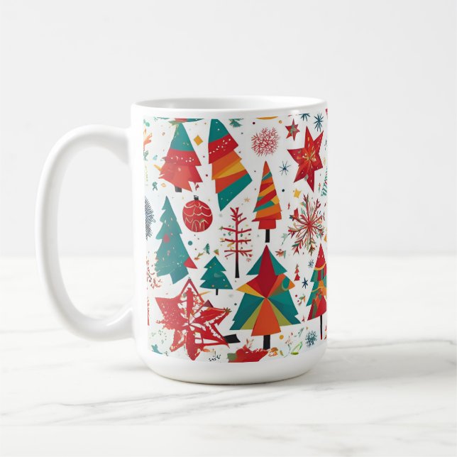 Festive Whimsy Christmas Mug (Gauche)