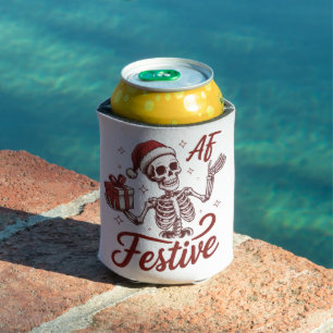 Festiver Af-Skelett-Sarkastischer-Weihnachts-Sarka Dosenkühler