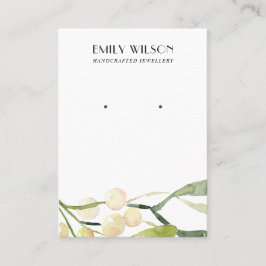 FESTIVER CHRISTMAS SCHNEHMEND BERRY STUD EARRING D VISITENKARTE