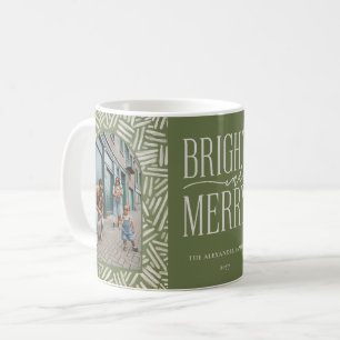 Festives Boho-Muster 2 Foto Familien-Feiertagskaff Kaffeetasse