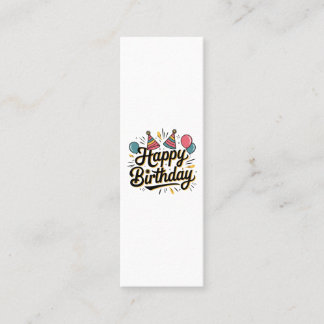 Festives Herzlichen Glückwunsch zum Geburtstag Telefonnummerkarte