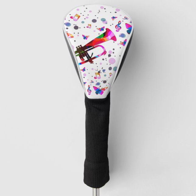 Festivitäts-Trumpet Golf Headcover (Vorderseite)