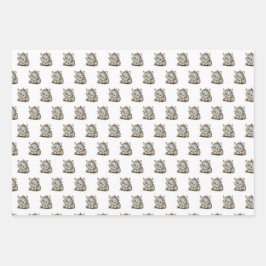 Festivo Rhino Geschenkpapier Set