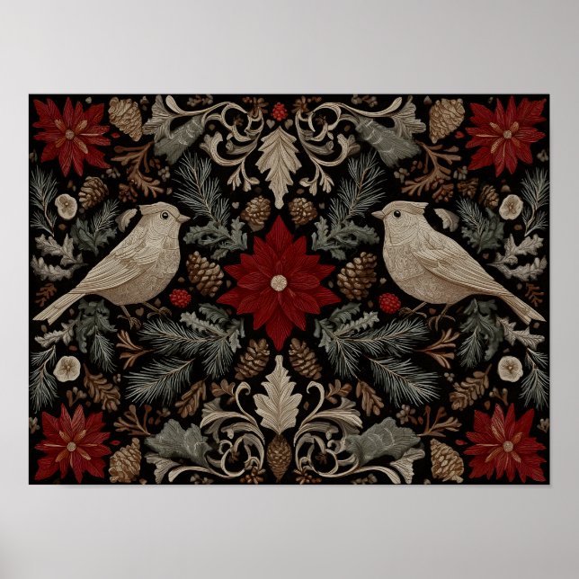 Festivstickerei Poster (Vorne)