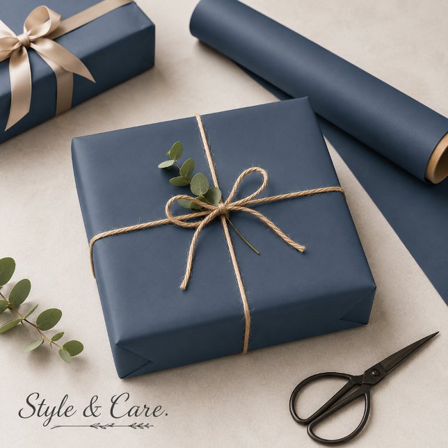 Festkohlefarbe Geschenkpapier (Stylish Charcoal Color Wrapping Paper for Gifts)