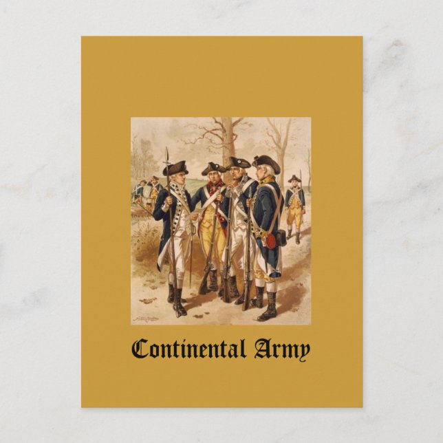 Festlandarmee Postkarte (Vorderseite)