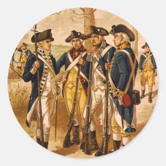 Festlandsoldaten von Henry Alexander Ogden Runder Aufkleber
