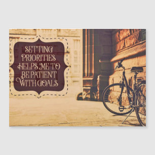 Festlegung von Prioritäten Magnetkarte