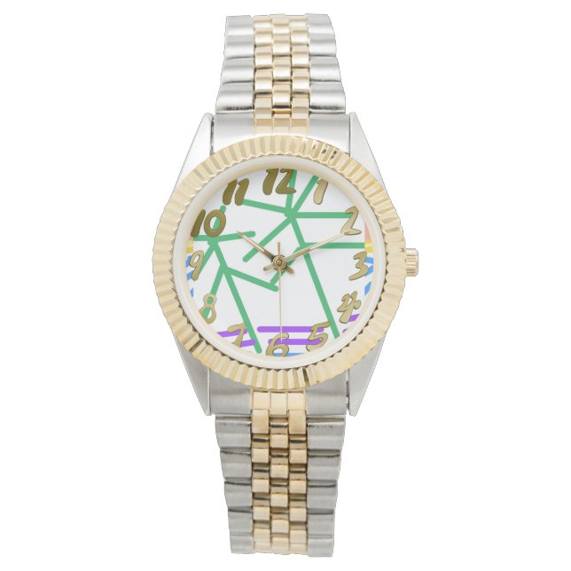 Festlich Abstrakt Armbanduhr (Vorderseite)