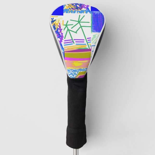 Festlich Abstrakt Golf Headcover (Vorderseite)