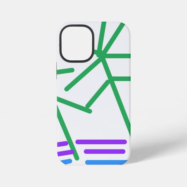 Festlich Abstrakt iPhone 12 Mini Hülle (Rückseite)